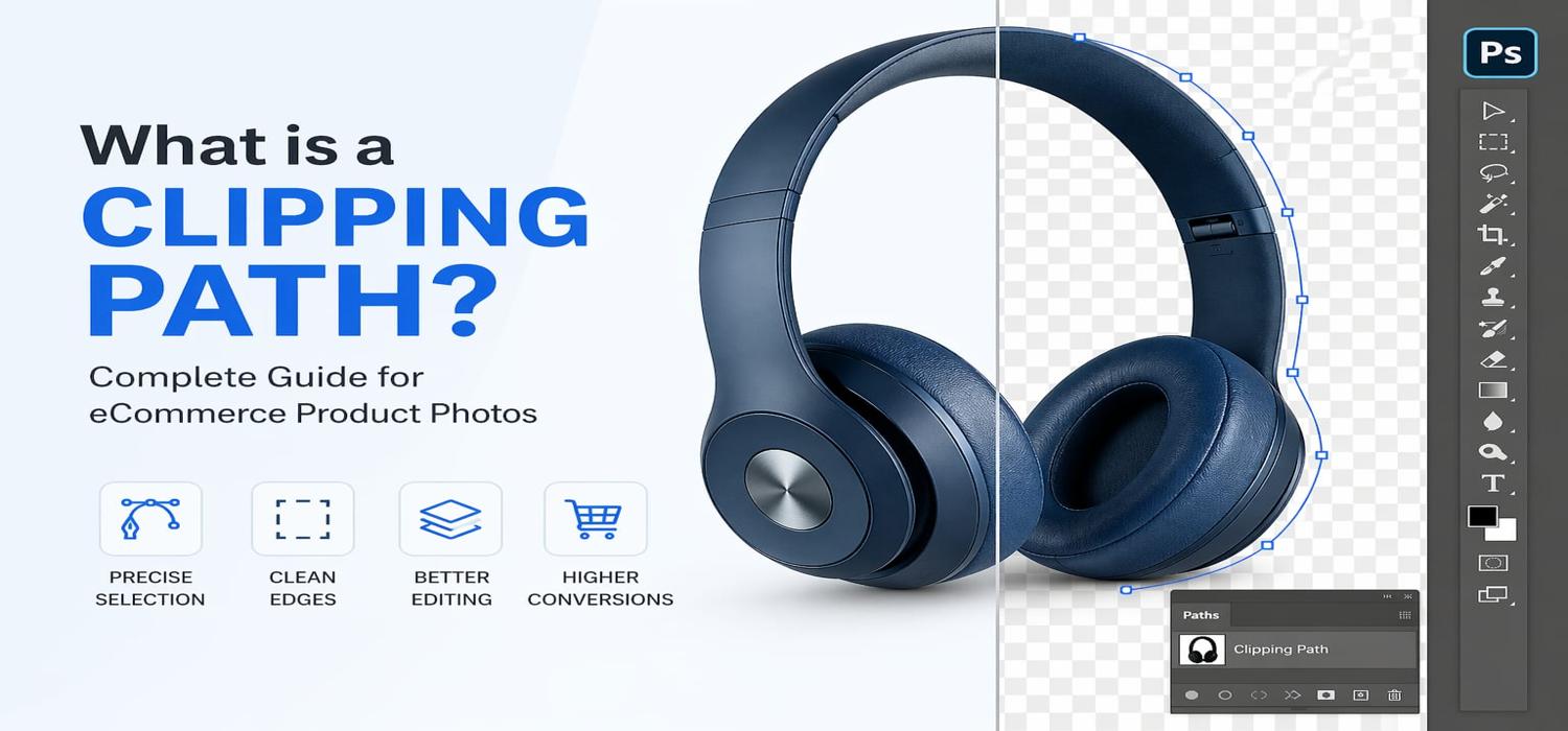What is a Clipping Path Complete Guide for eCommerce Product Photos
