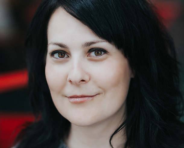 Smooth, flawless portrait after professional retouching